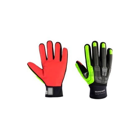 Honeywell North Rig Dog 43-612BY/9L Impact Resistant Gloves, ANSI A6 Cut, Thermal Liner, Size 9 43-612BY/9L